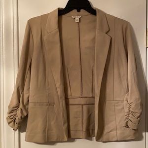 Cato Tan Fitted Blazer